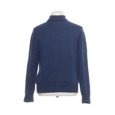 United Colors of Benetton, Rollkragenpullover, Größe: M, Blau, Wolle #DU6