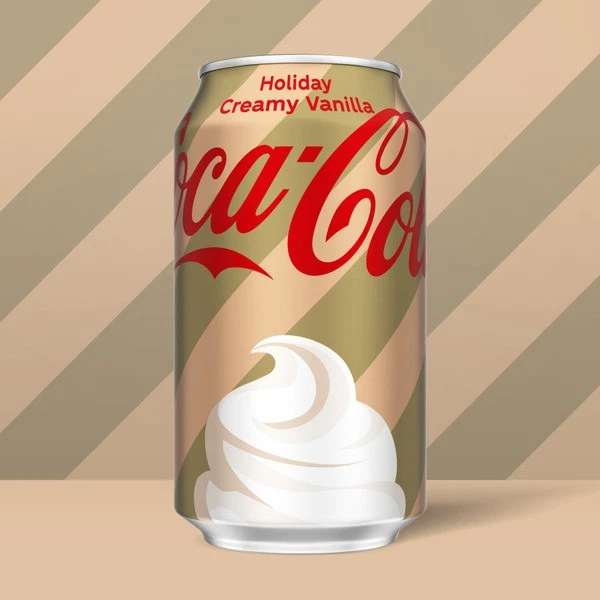 NEW Coca-Cola Holiday Creamy Vanilla Soda 12 fl oz Cans 24 Pack 🎄 LIMITED EDITI - Image 2 of 4
