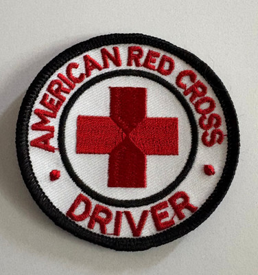 AUFNÄHER AMERICAN RED CROSS DRIVER