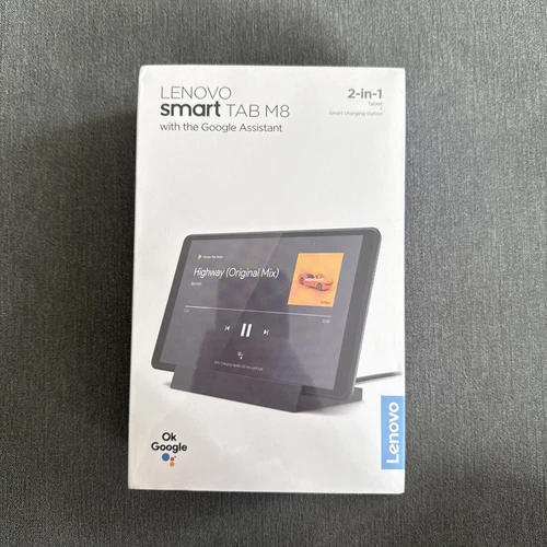 Lenovo Smart Tab M8 8" 32GB Wi-Fi LTE Tablet & Google Dock - Iron Grey - New (H)