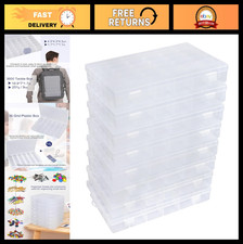 8 PCS Clear Bead Organizer Box - 36 Grids Plastic Storage for Jewelry  Crafts