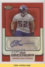 2006 Topps Finest Refractor 114/399 Chad Greenway #163 READ 0p5