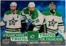 2020-21 Upper Deck Tim Hortons Franchise Trios T-18 Seguin/Benn/Bishop