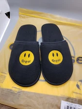 Drew House Slippers - Justin Bieber Brand - BRAND NEW IN BAG - SIZE S/M - Black 