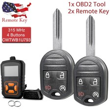 2 For 2011 2012 2013 2014 Ford F-150 Keyless Entry Key Remote Fob Programmer 2 For 2011 2012 2013 2014 Ford F-150 Keyless Entry Key Remote Fob Programmer