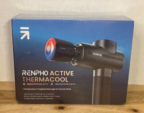 Renpho Active Thermacool Heating & Cooling Massage Gun New