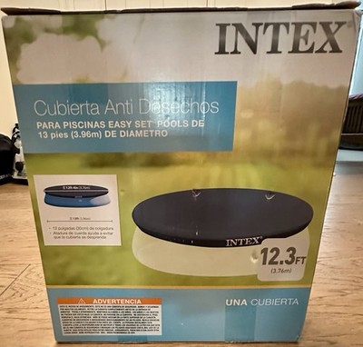 Intex 13' x 12'' Easy Set Above Ground Rope Tie PVC Vinyl Pool Cover | NEW