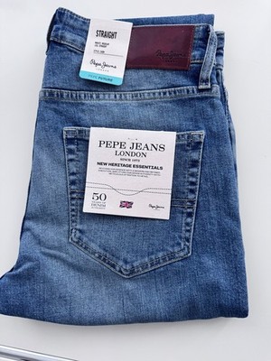 32/32, neu, Pepe Jeans für Herren, gerader Schnitt, STRAIGHT, Style Cash