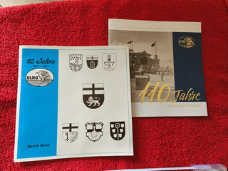 DLRG Festzeitschrift Bez Bonn Abzeichen Patch Rettungsschwimmen Spange Brosche