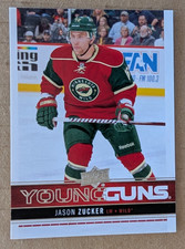2012-13 Upper Deck Young Guns JASON ZUCKER Card MINNESOTA WILD #227 a