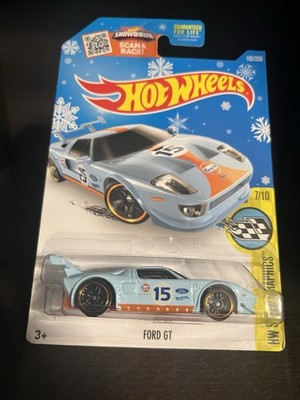 NIP 2016 Hot Wheels GULF Ford GT Snowflake Target Exclusive #182/250 (Corner)
