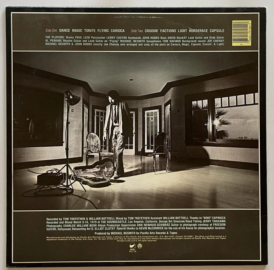 Michael Nesmith Infinite Rider On The Big Dogma LP NM Pacific Arts (1979) - Image 4 of 4