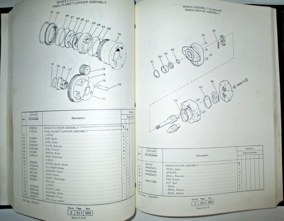 P&H Omega 18 Rough Terrain Crane Parts Catalog Manual Book ORIGINAL! PPM Cranes - Image 4 of 4