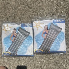 Lot Of 2 NEW 2006 Intex The Wet Set Inflatable Pool Float Raft 59725 72"x30"