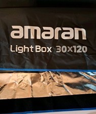 amaran Light Box 30x120 One Snap Setup Narrow Rectangular Bowens Mount Softbox