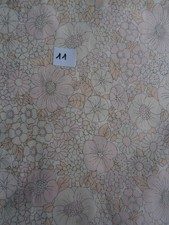 Lot 1 drap plat lit 2 personnes + 1 taie d’oreiller fleurs rose clair en coton