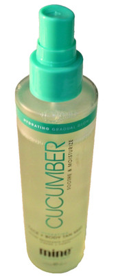 MineTan Ultra Hydrating  Cucumber Face & Body Tan Mist H2F 6 fl oz Gradual Spray