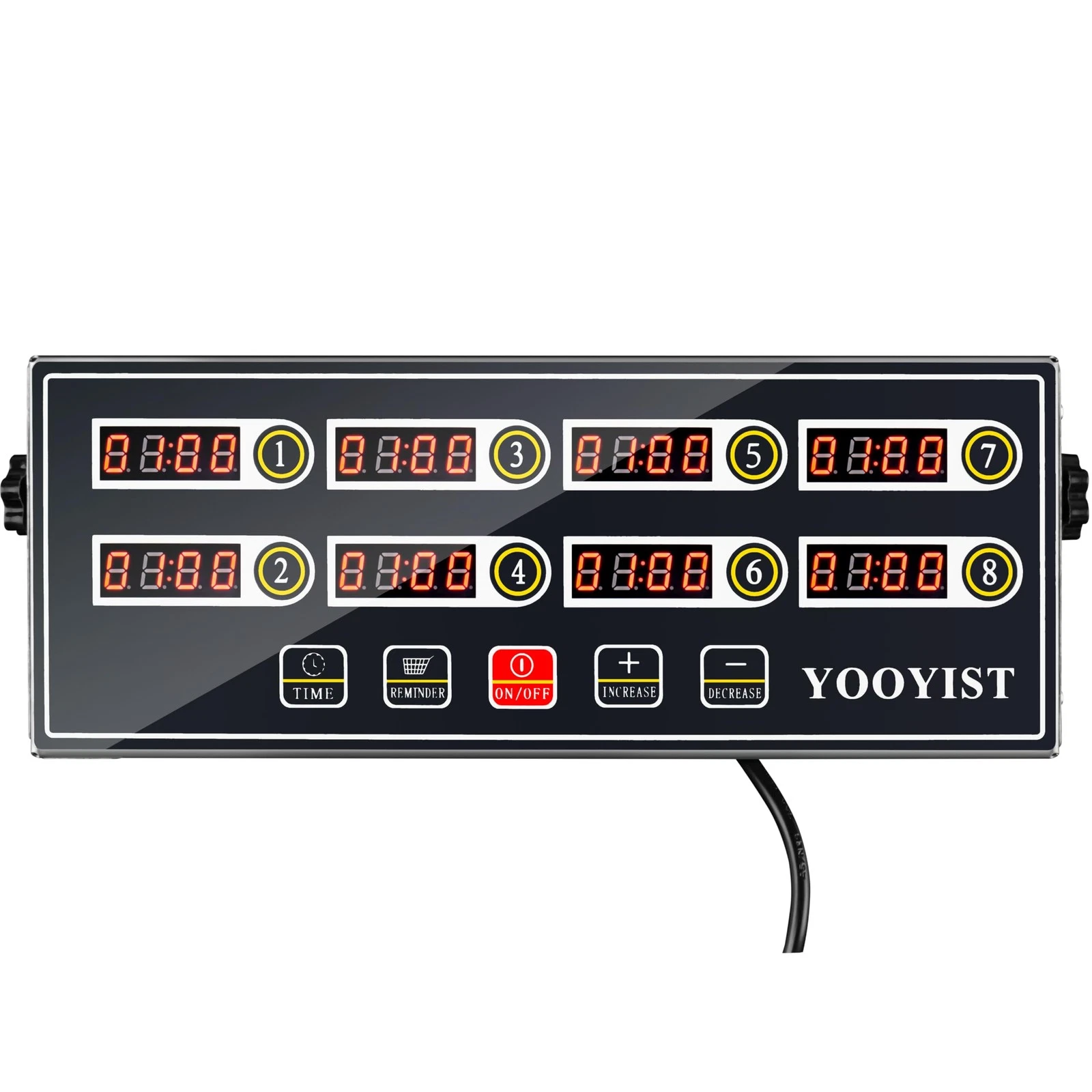 Kitchen Timers for Cooking – 8 Channel Commercial Kitchen Timer Restaurant Ki...