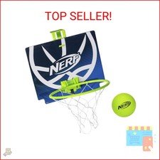 Nerf Mini Over the Door Basketball Hoop - Nerfoop Indoor Basketball Hoop for Kid
