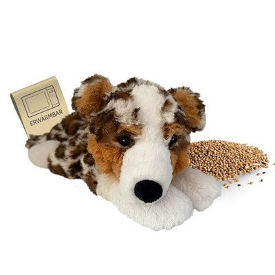 Habibi Plush Classic  Wärmetier Australian Shepherd Kuscheltier Wärmekissen 