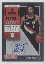 2018-19 Panini Contenders Playoff Ticket 49/65 Gary Trent Jr #125 Auto 1nf5