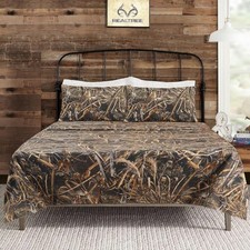 Visi-One Realtree Max-5 Camouflage Bed Sheets - 3 Piece Camo Bedding Twin -