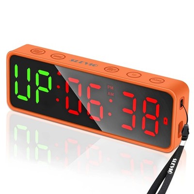 Small Gym Timer Clock Stopwatch Magnetic Workout Interval Timer Large LED Digita