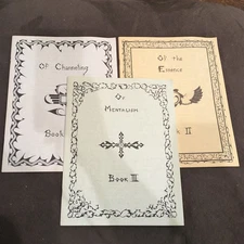 1981 Iron Crown Books Of Channeling Essence Mentalism RPG Role Playing Game