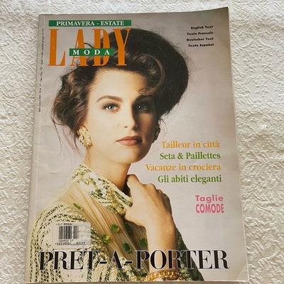 #ad Vintage Fashion Magazine 1993 Italian French Pret a Porter No 17 Lady Moda $20.00