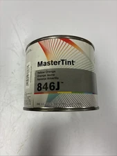 (1) PINT AXALTA DUPONT CROMAX MASTERTINT 846J YELLOW ORANGE TINT TONER COLOR