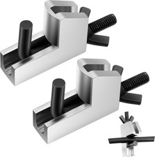 Feekoon Brake Line Clamp 2 Pcs Hose Pinch Clamp Pliers Metal Silver