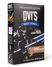 🏒NEW new FULL box OVECHKIN ovi's GREAT crunch CEREAL 🏒 new RELEASE #1 🥅scorer
