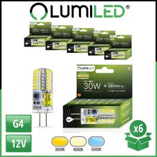 LUMILED 6x LED G4 Lampen Leuchtmittel 12V 4W Warm/Neutral/Kalt SMD kleine Birne