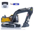 1/14 Double E E010 EC160E RC Excavator RTR Full Alloy Metal Digger Light Battery