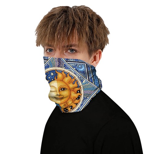 Deluxe Tube Bandana Scarf Neck Gaiter Head Face Mask Multi-use Outdoor Cap Lot - Picture 121 of 215