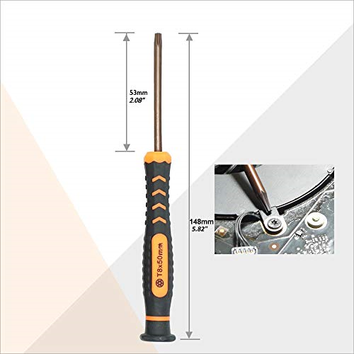 T8 Torx CacciaviteTECKMAN TR8 Torx Cacciavite di Sicurezza per MacbookHDDPS3PS4... - Foto 2 di 4