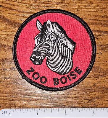 Boise Idaho Zoo Exhibit Collectible Souvenir Travel Zoo Zebra Patch