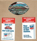 San Francisco 49ers schedule lot of 3 *1972, 1975 & 1976* -  very good condition — photo 1