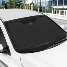 Black Foil Relfective Foldable Jumbo Car Window Cover Sun Shade Auto Visor Black Foil Relfective Foldable Jumbo Car Window Cover Sun Shade Auto Visor