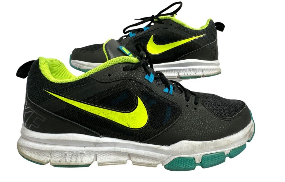 Nike Air Velocitrainer Black Neon Yellow Athletic Shoe Men 13