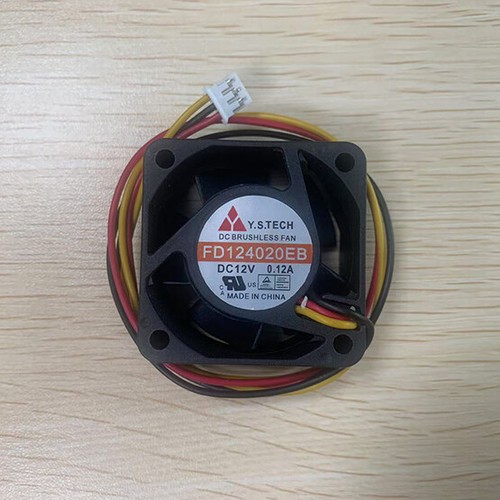 1PCS New Y.S.TECH FD124020EB Cooling Fan DC12V 0.12A 4020 40mm 3Pin