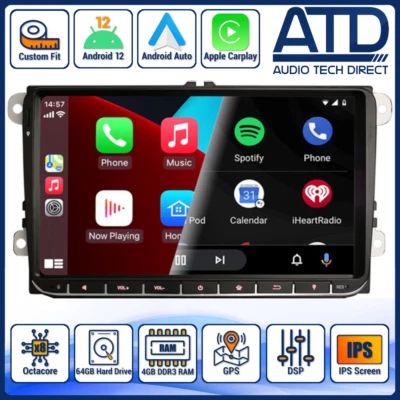 Android Tête Unité Pour VW Transporter T28 T30 T32 T5.1 Carplay IPS DAB GPS - Photo 1/4