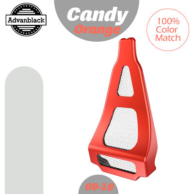 Advanblack Chin Spoiler CANDY ORANGE Fits Air-Cooled Harley Touring 09-16