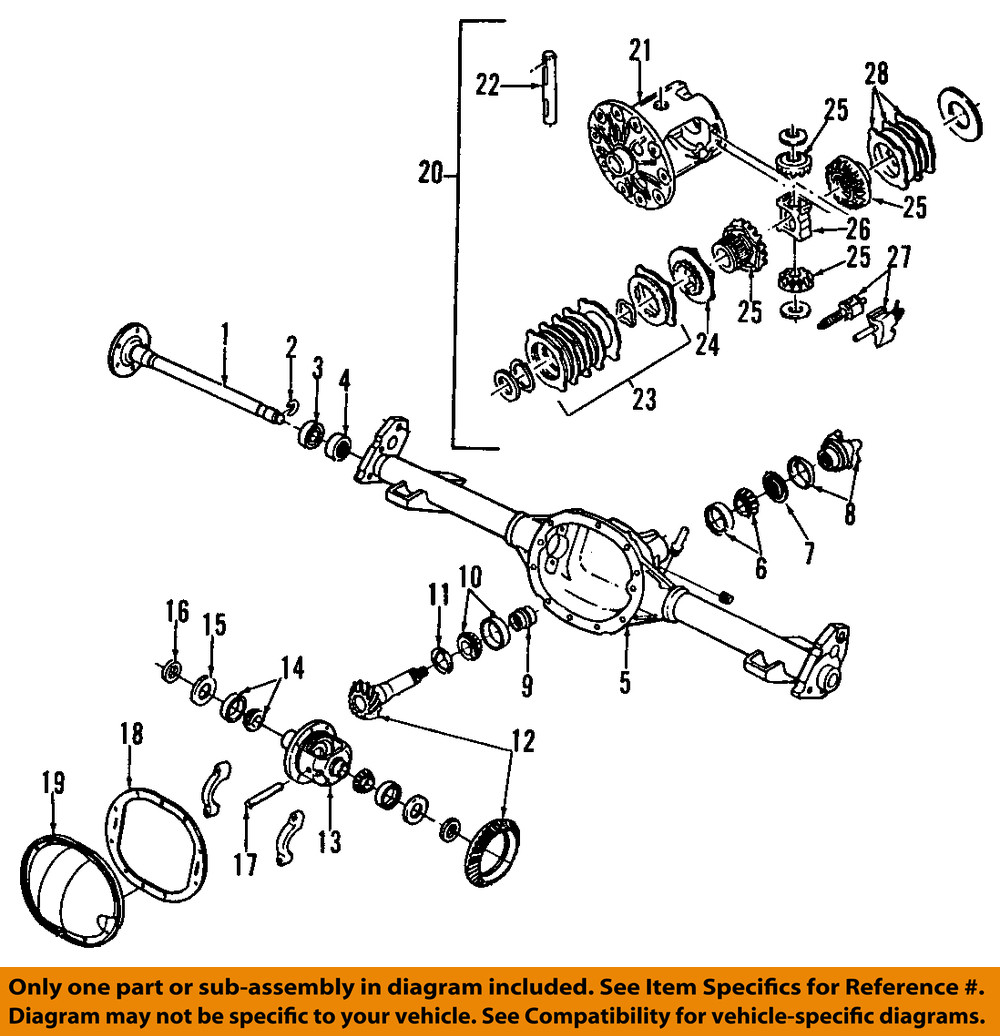 GM OEM Rear Differential-Pinion Shaft 12479026 | eBay