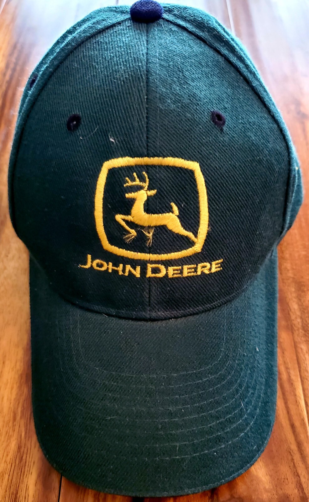 John Deere Classic Green Patch Logo Adjustable Ha… - image 1