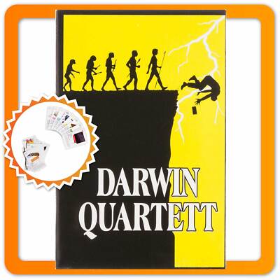 Darwin Awards Quartett Kartenspiel Partyspiel Lustig Erwachsene Schwarzer Humor