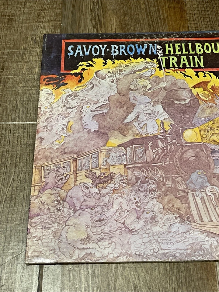 Savoy Brown Hellbound Train Vinyl LP Parrot Record XPAS 71052 1st Pressing 1972 Foto 2 de 4