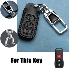 Funda de cuero para llave de coche para Nissan Frontier Sentra Murano X-Trail 350Z Titan