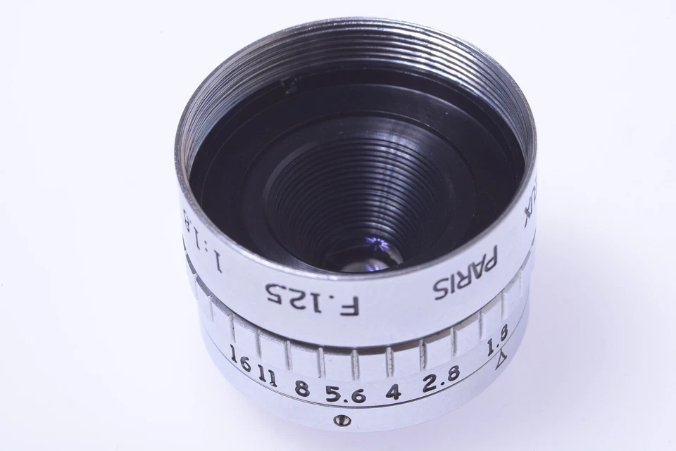 ✅ CÁMARA DE CINE DE PELÍCULA ANGENIEUX 12,5 MM 1,8 TIPO J1 ROSCA MONTAJE D 8 MM *COMO NUEVA* Foto 2 de 4