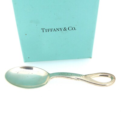 Tiffany & Co. Sterling Silver Elsa Peretti Padova Baby Spoon Italy